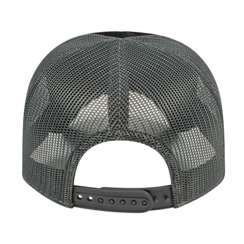 Flag Embossed Trucker Cap with Ventilated Mesh